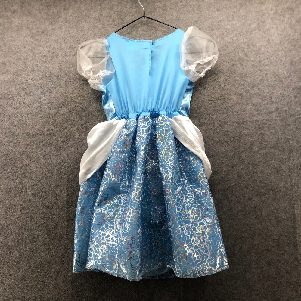 Disney Girls 4T 5T 6-6X Cinderella Princess Dress Costume Blue Dress Up - Picture 2 of 7